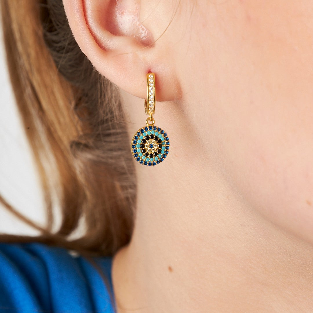 High Society Eye Earrings - 925 Silver