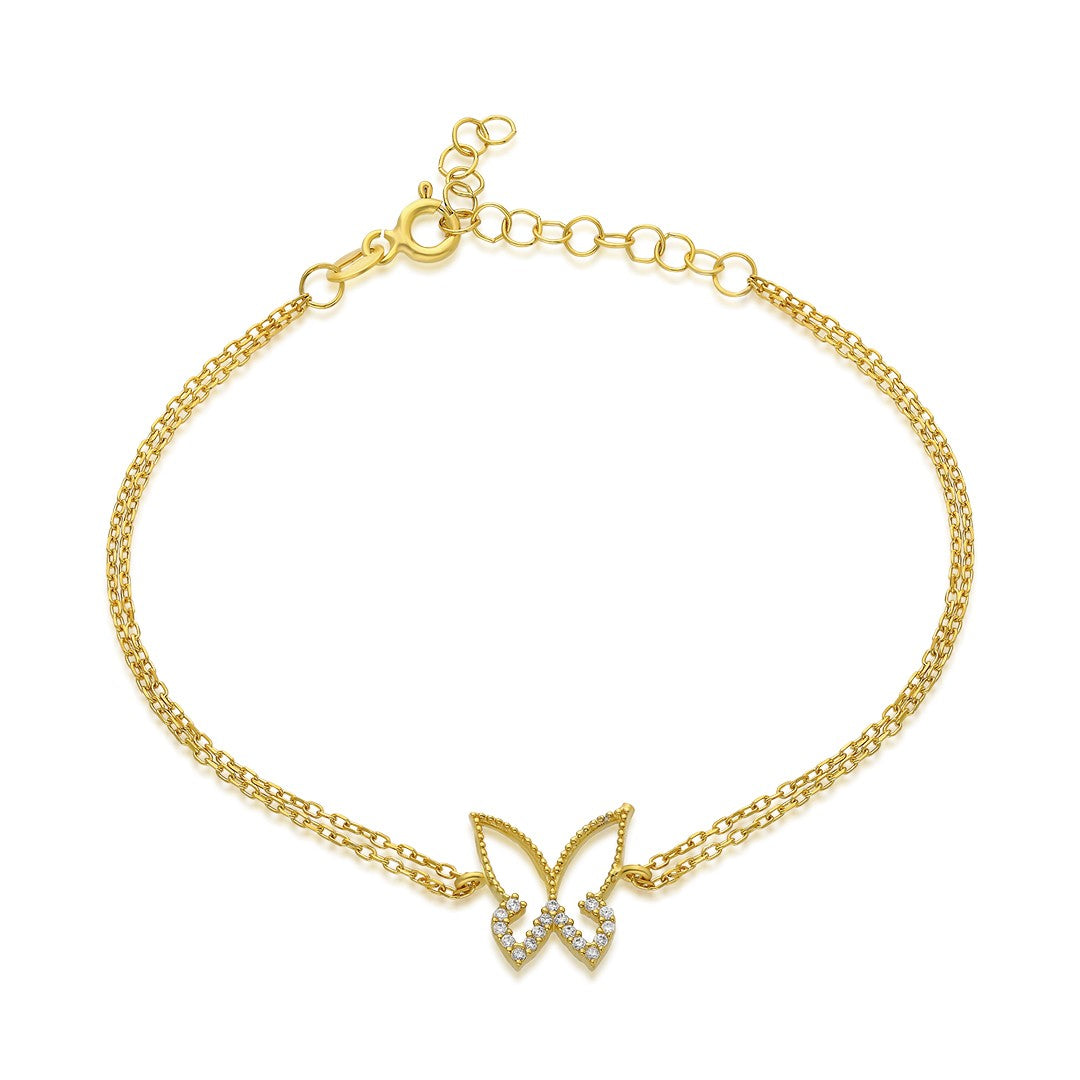 Modern Butterfly Bracelet - 925 SILVER