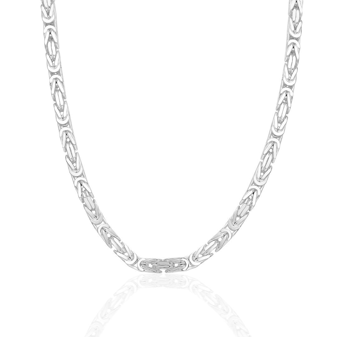 King Chain Necklace - 925 SILVER