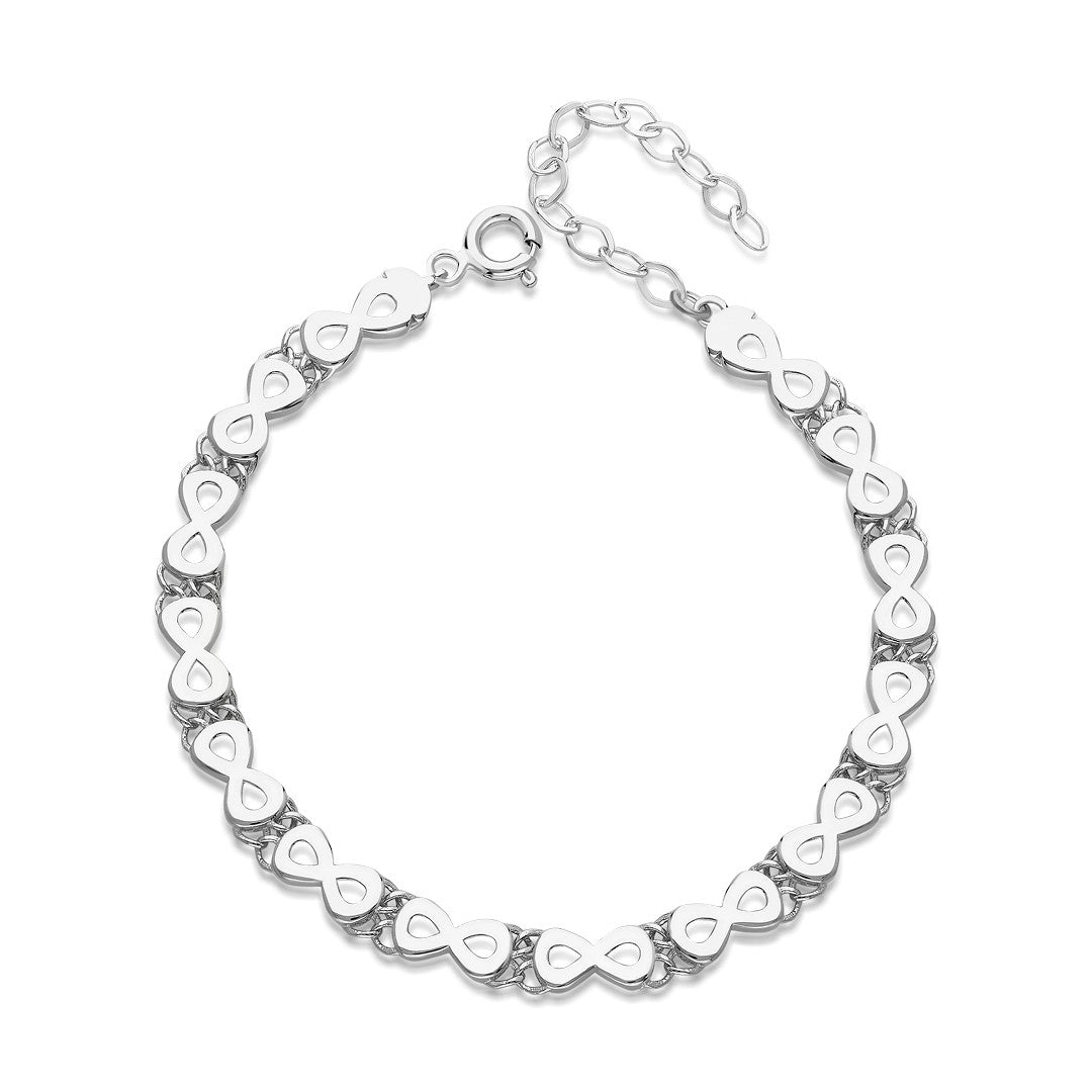 Infinite Row Bracelet - 925 SILVER