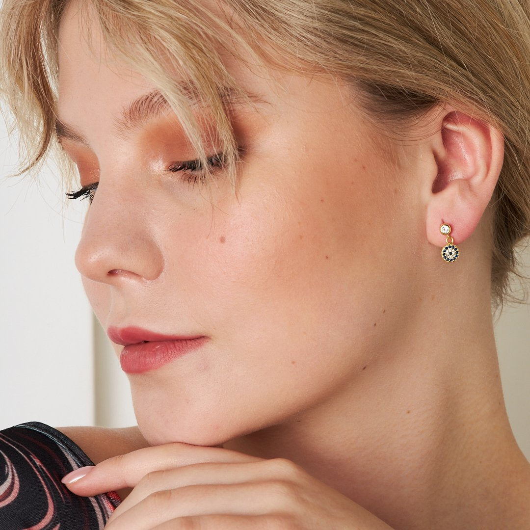 Evil Eye Earring - 925 SILVER