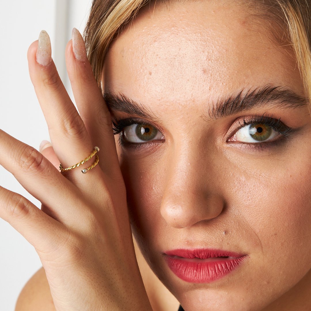 Twisted Ring - 925 SILVER