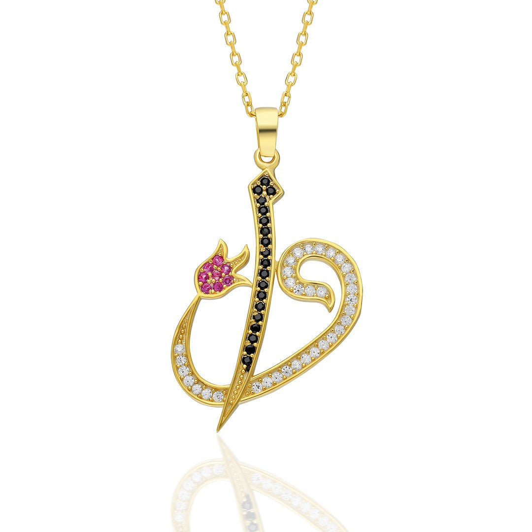 Elif Vav Necklace - 925 SILVER