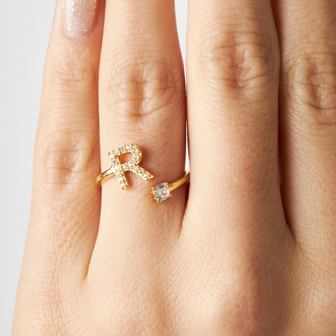 LETTER RING | 925 SILBER
