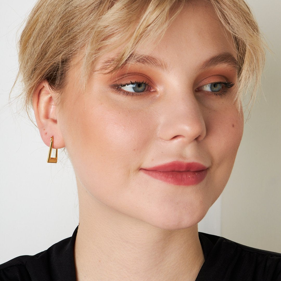 Trendy Asymmetric Earrings - 925 SILVER