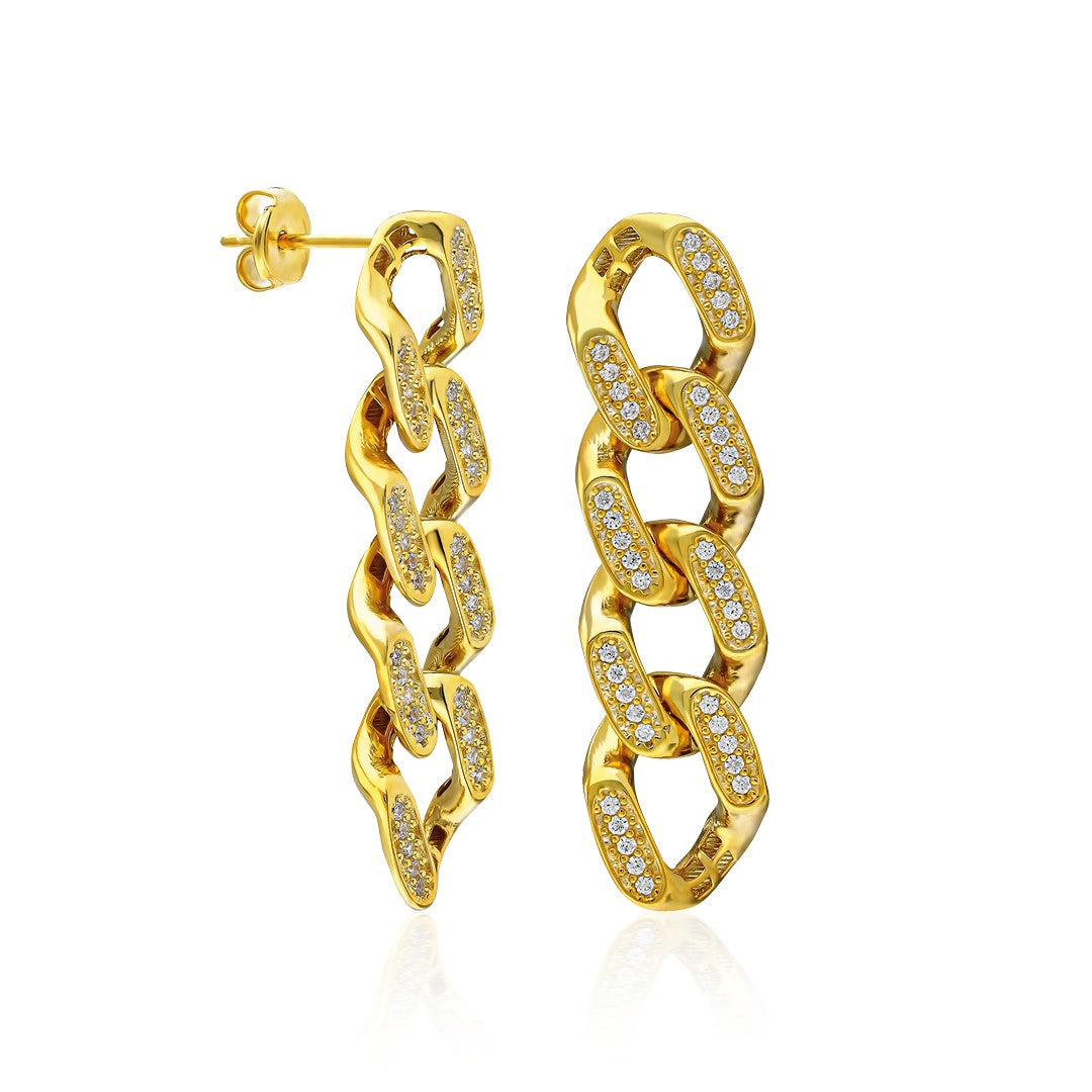 Gourmet Zircon Earrings - 925 SILVER