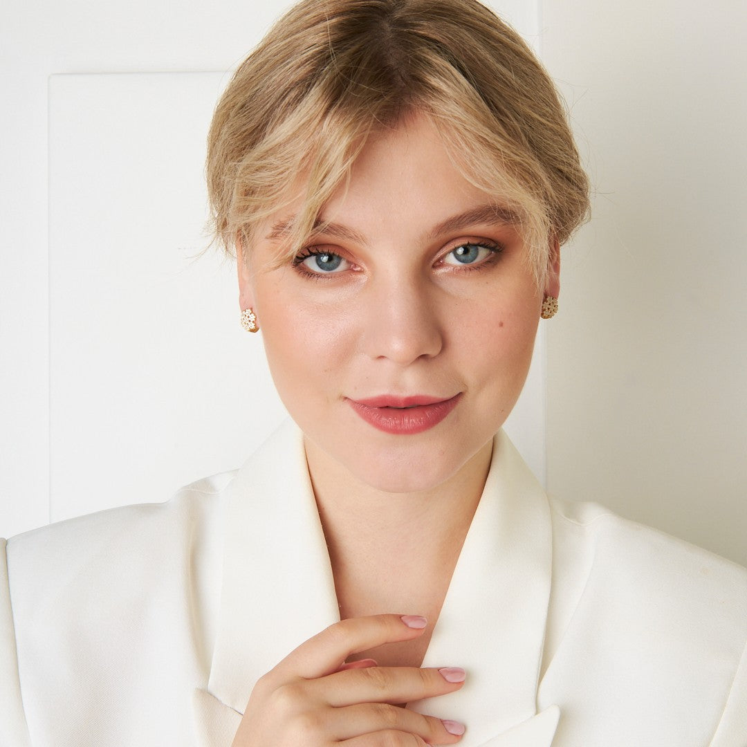 Snowflake Earrings - 925 Silver