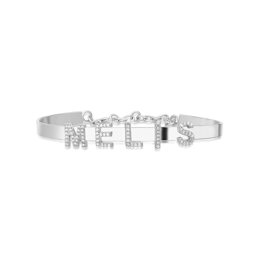 Stone Name Bracelet - 925 SILVER