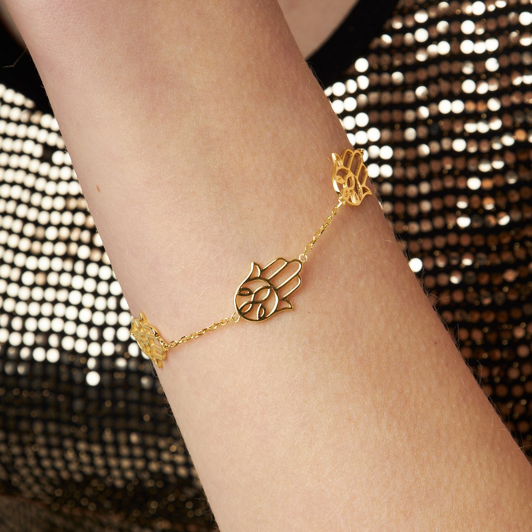 Fatima's Hand Bracelet - 925 SILVER