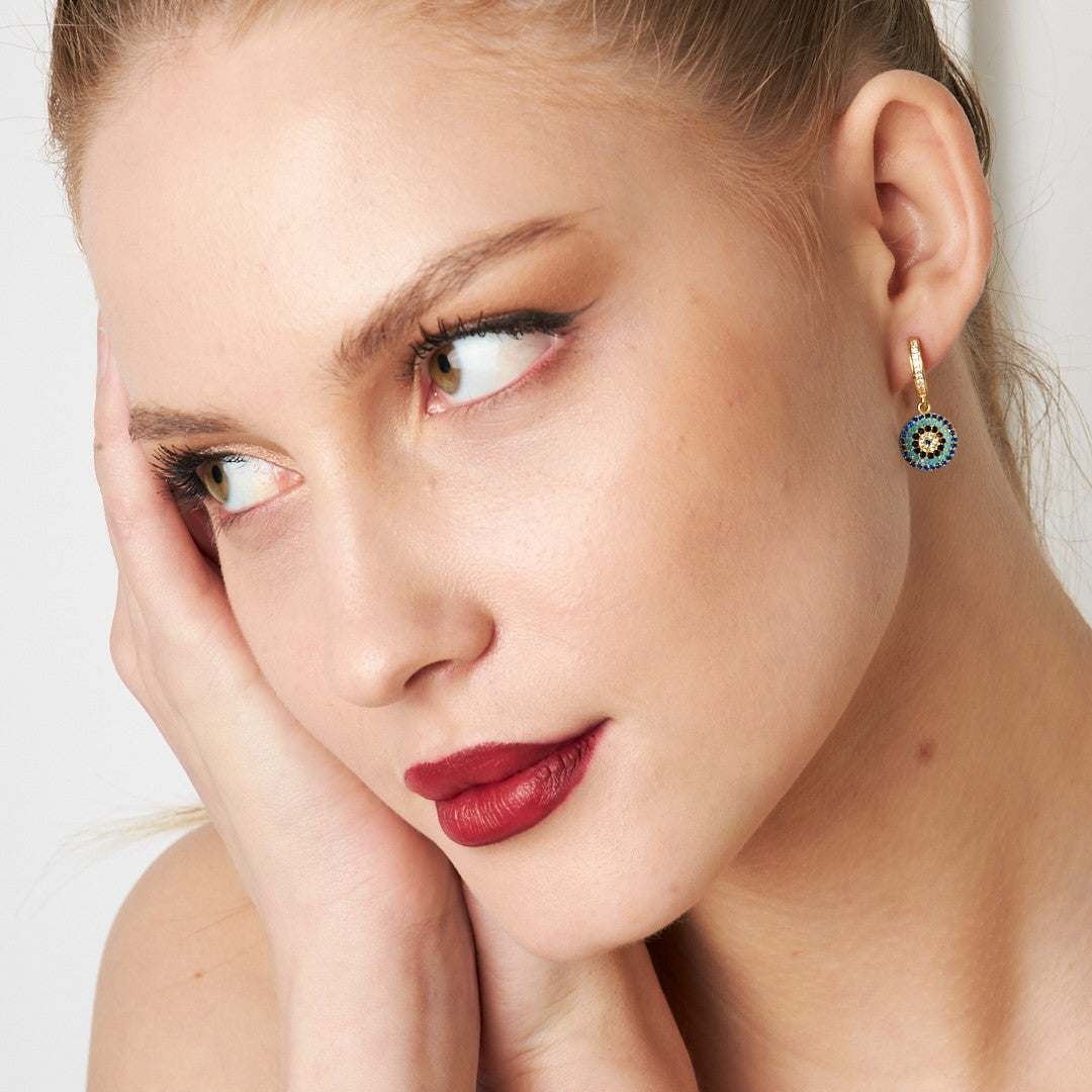 High Society Eye Earrings - 925 Silver