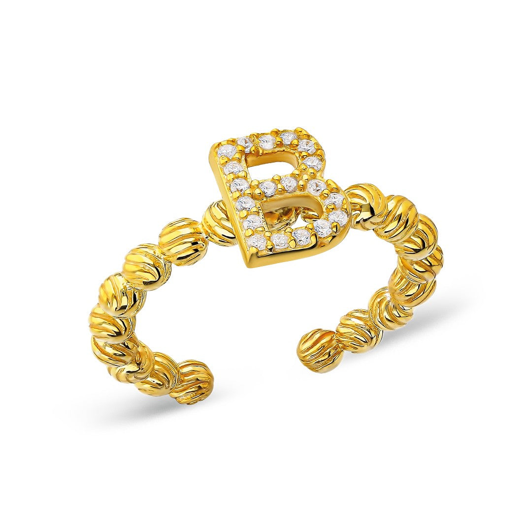 DORIKA LETTER RING | 925 SILBER