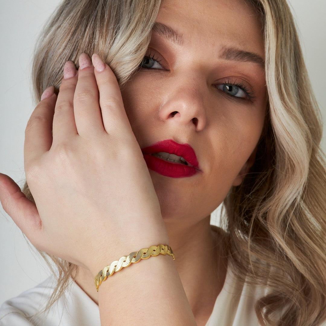 Knitted Bracelet - 925 SILVER