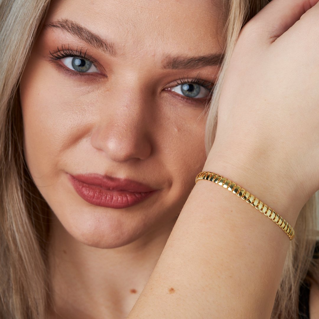 Herringbone Bracelet - 925 SILVER