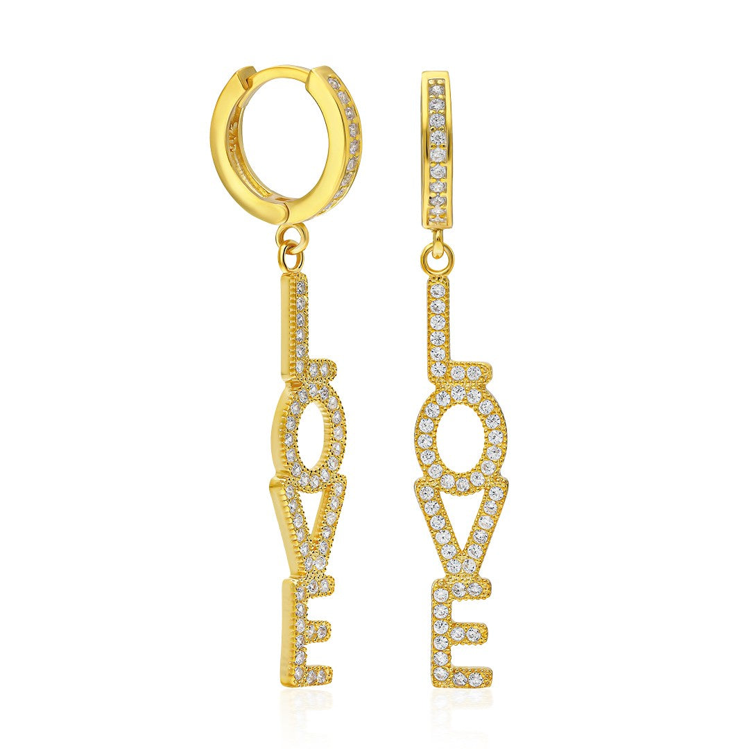 Love Earrings - 925 Silver