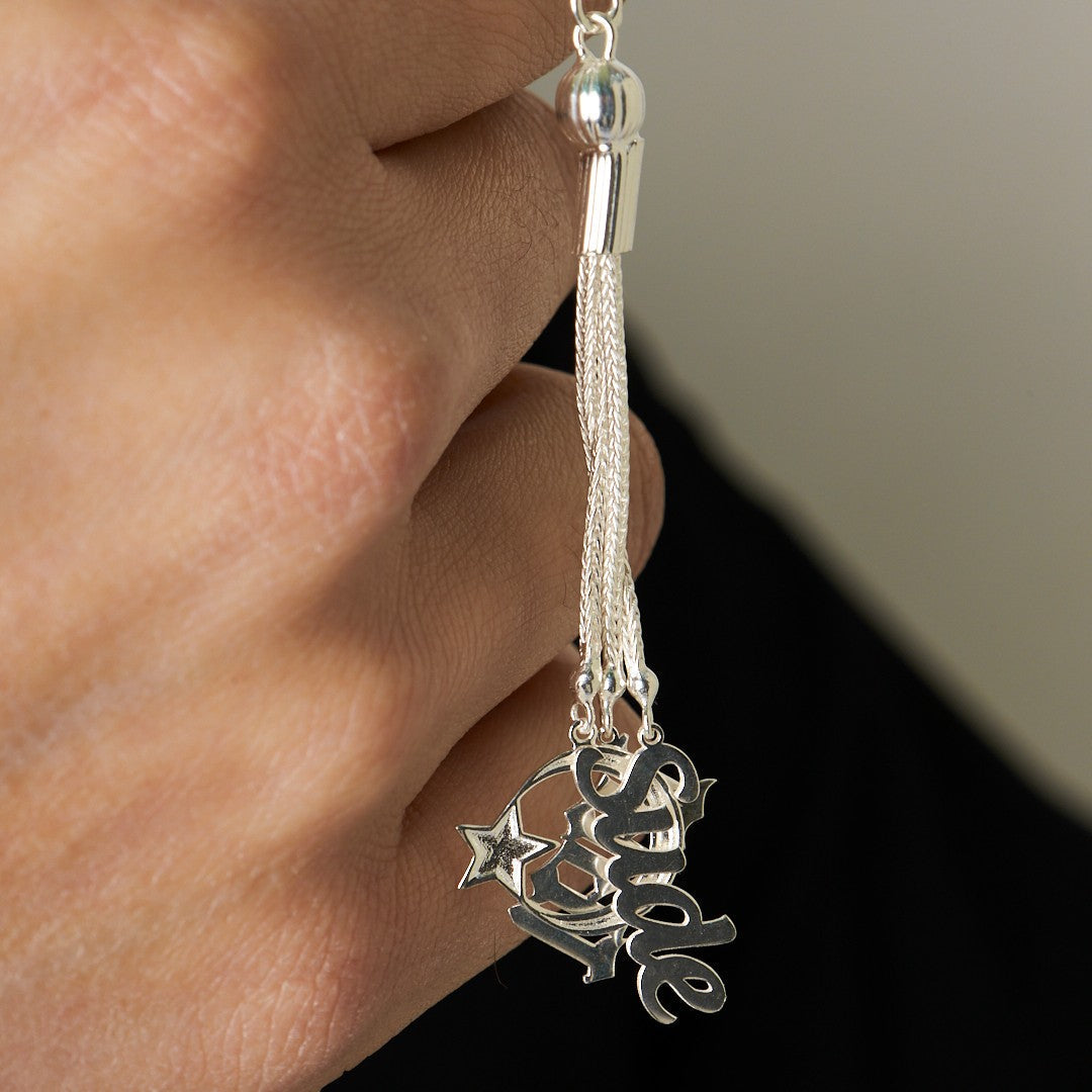Name model prayer beads - 925 SILVER