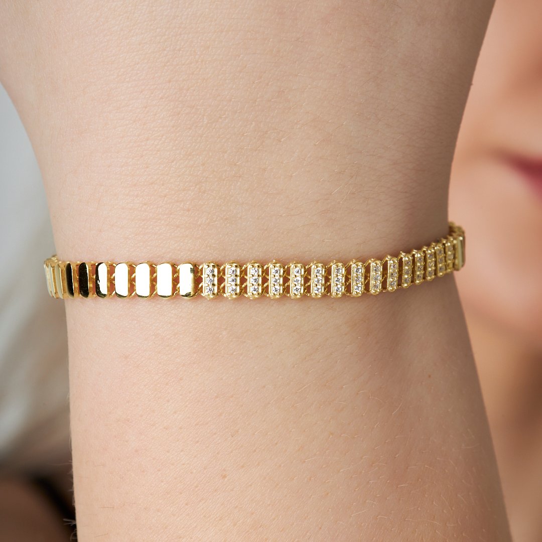 Luxury Stone Bracelet - 925 SILVER