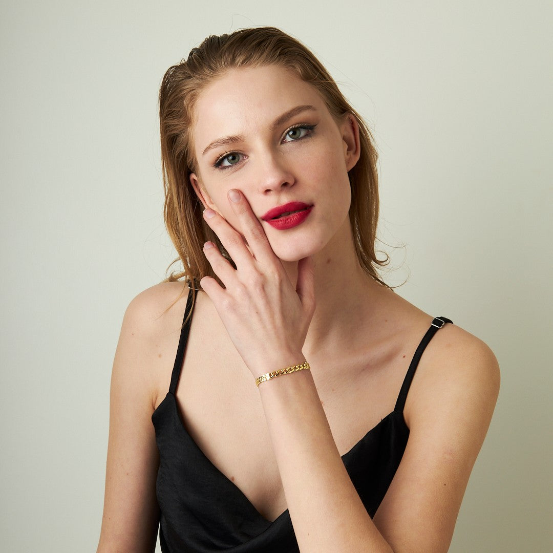 Cuban Chain Link Bracelet - 925 SILVER