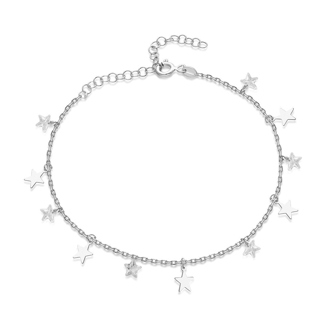 Star Glitter Bracelet - 925 SILVER