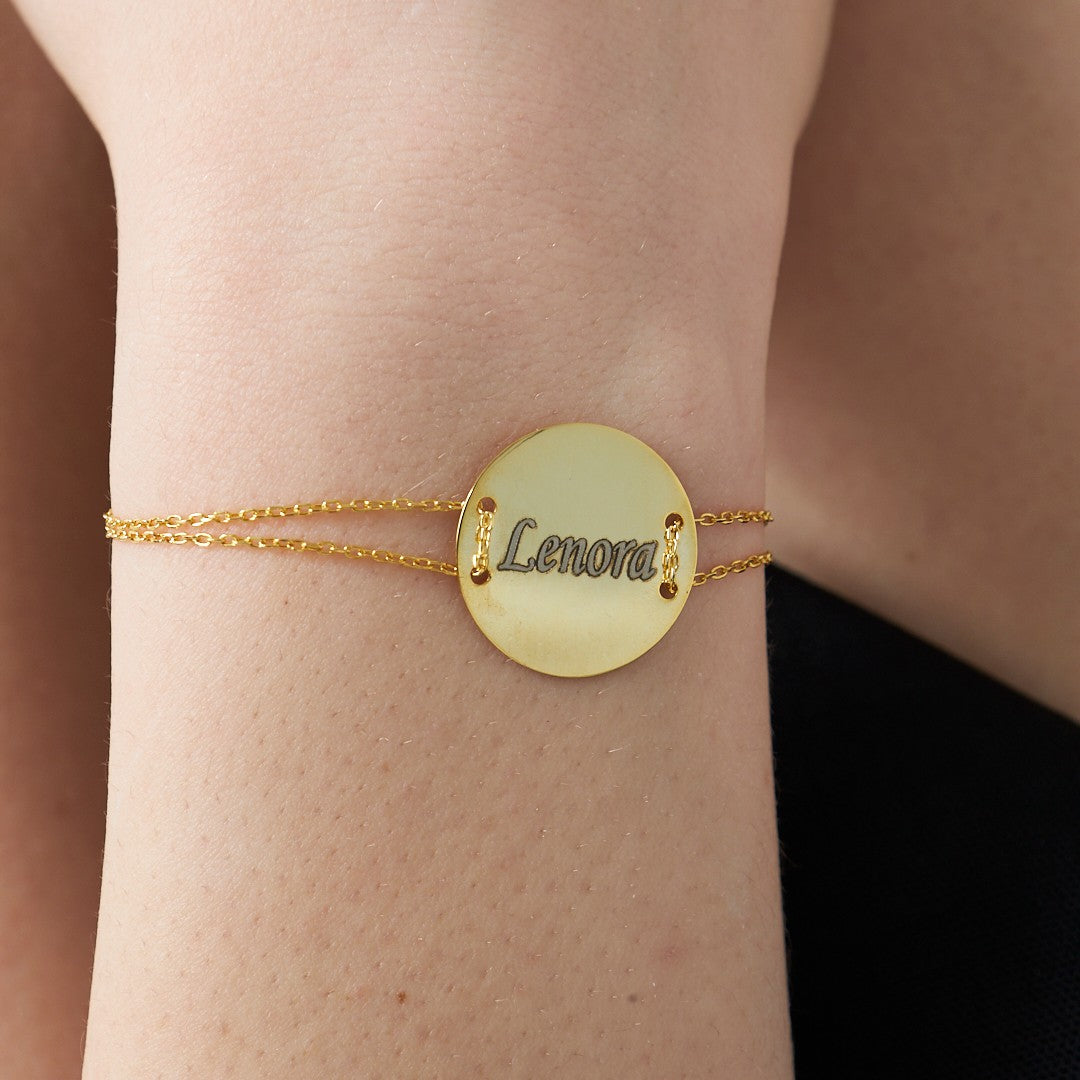 PLATTEN NAMENS SET | 925 SILBER