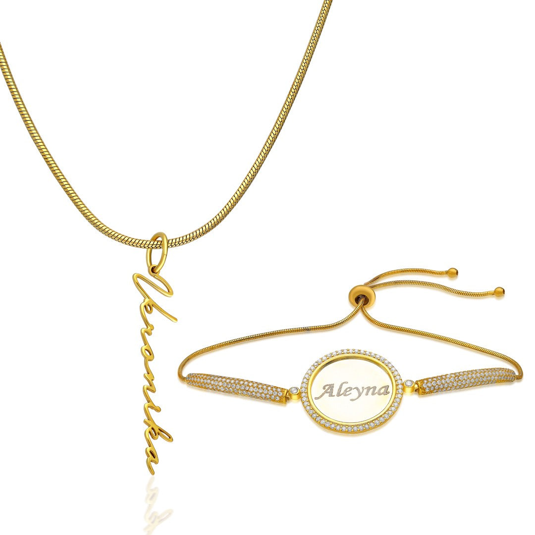 Named Chain Set - 925 SILVER