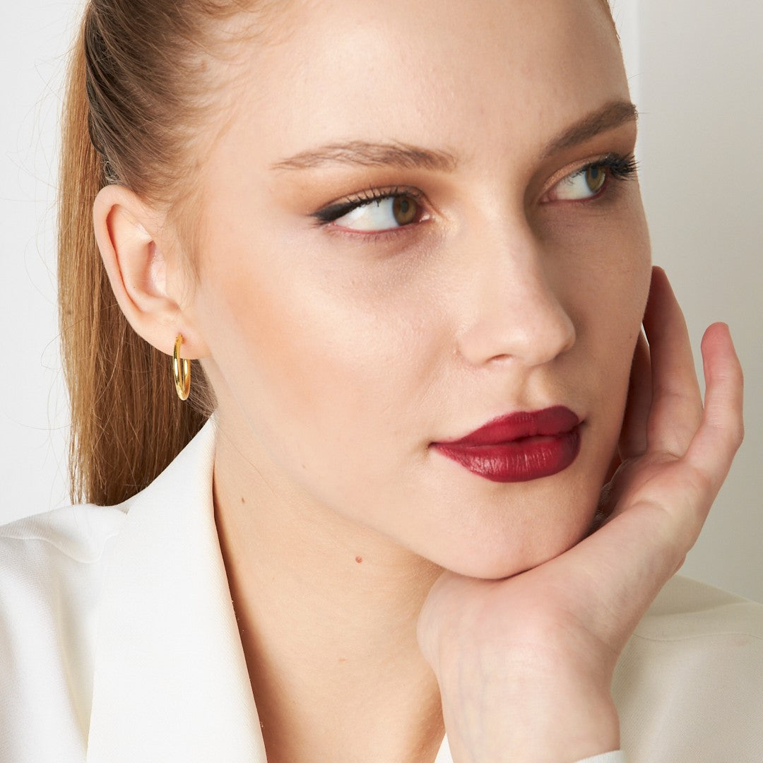 Hoop Earrings - 925 Silver