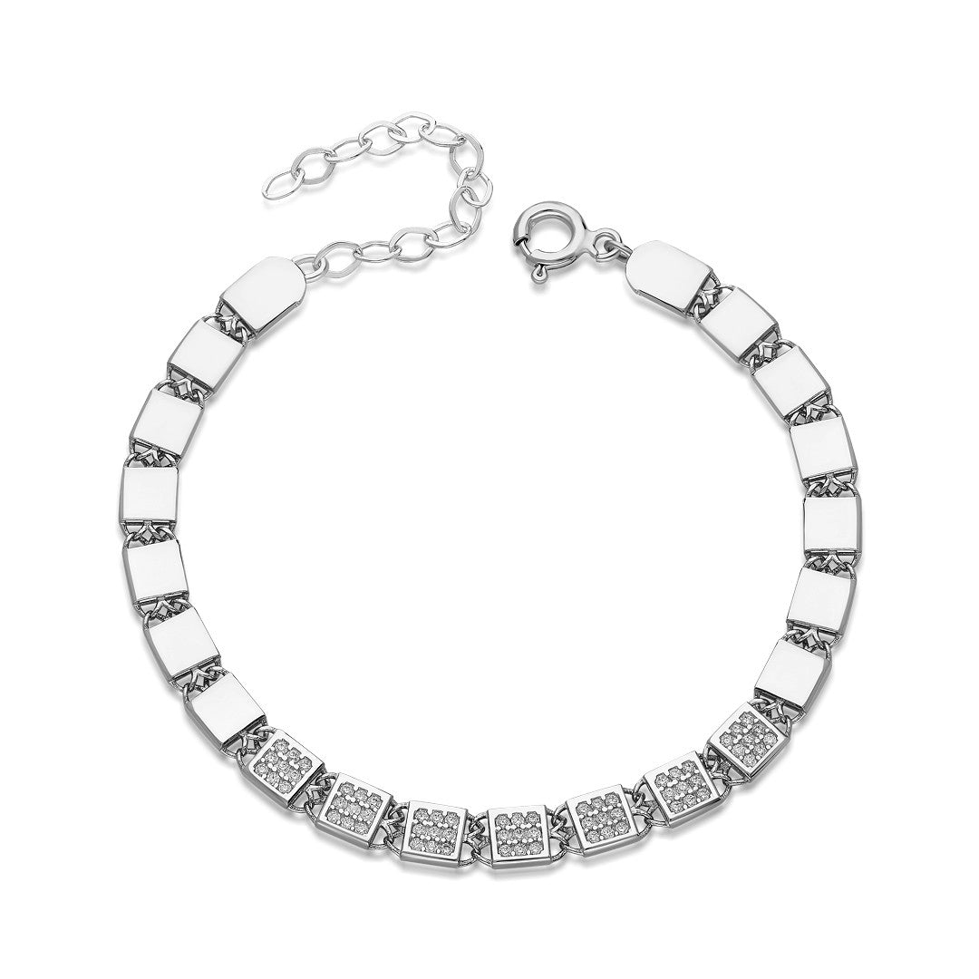 Square Bracelet - 925 SILVER