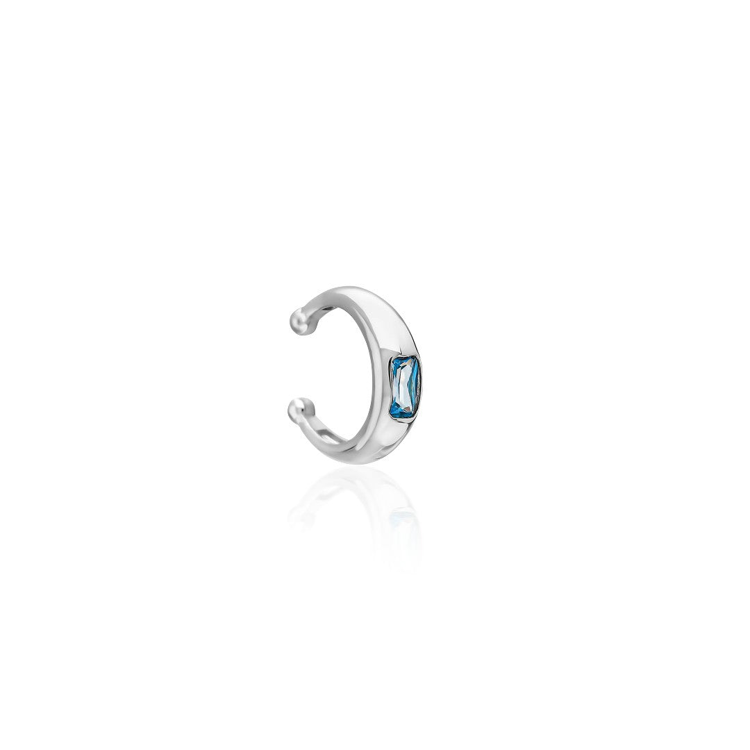 Zircon Stone Cartilage Earrings - 925 SILVER