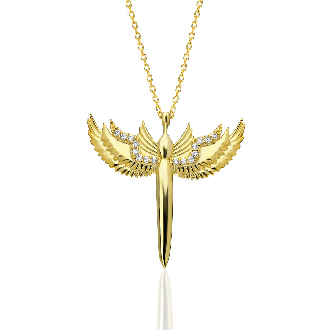 Michael Angel Necklace - 925 SILVER