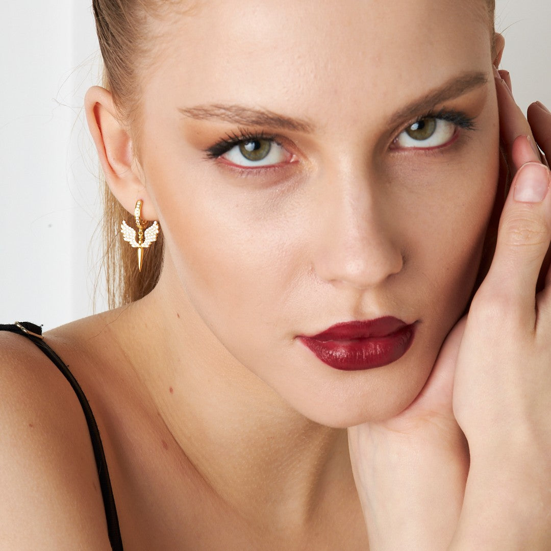 Michael Angel Earring - 925 SILVER
