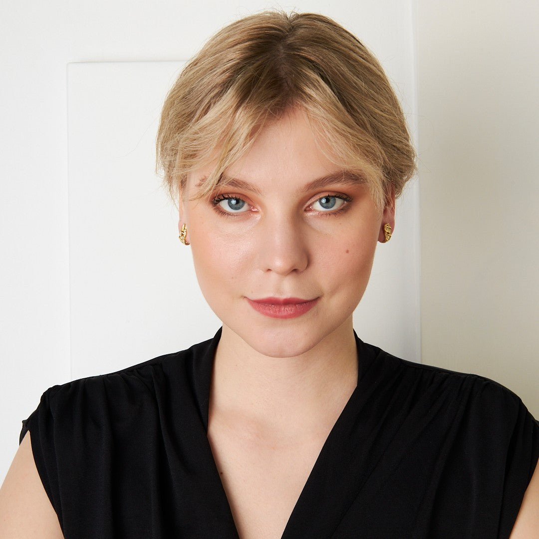 Ivy Model Stone Earrings - 925 SILVER