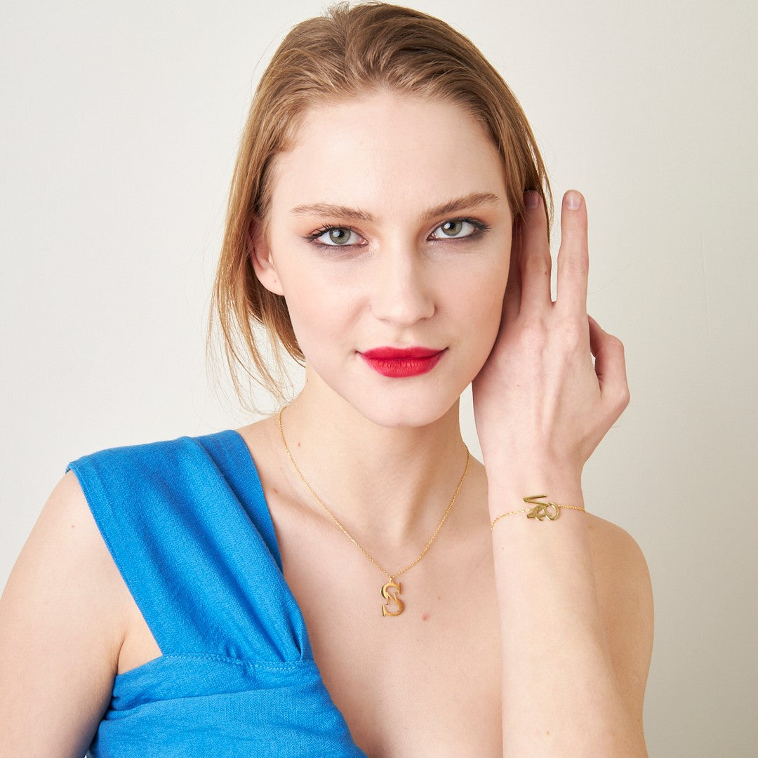 DOPPEL BUCHSTABEN SET | 925 SILBER