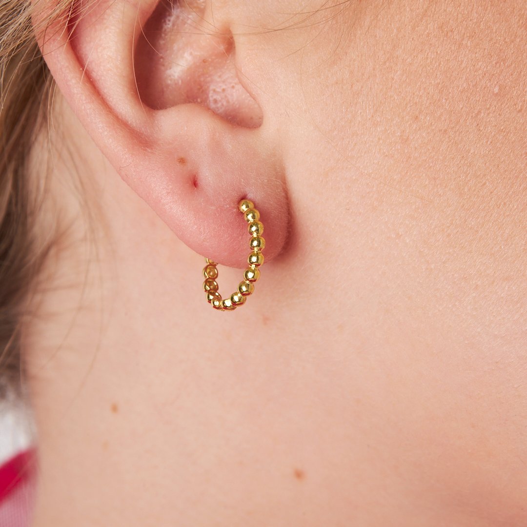 Dorica Hoop Earrings - 925 SILVER