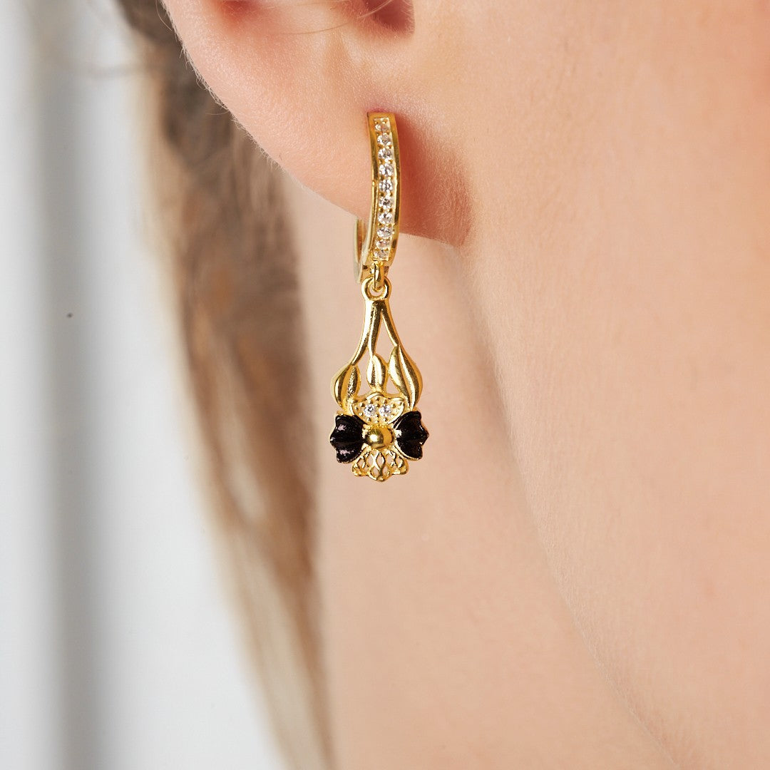 Bow Earrings - 925 Silver