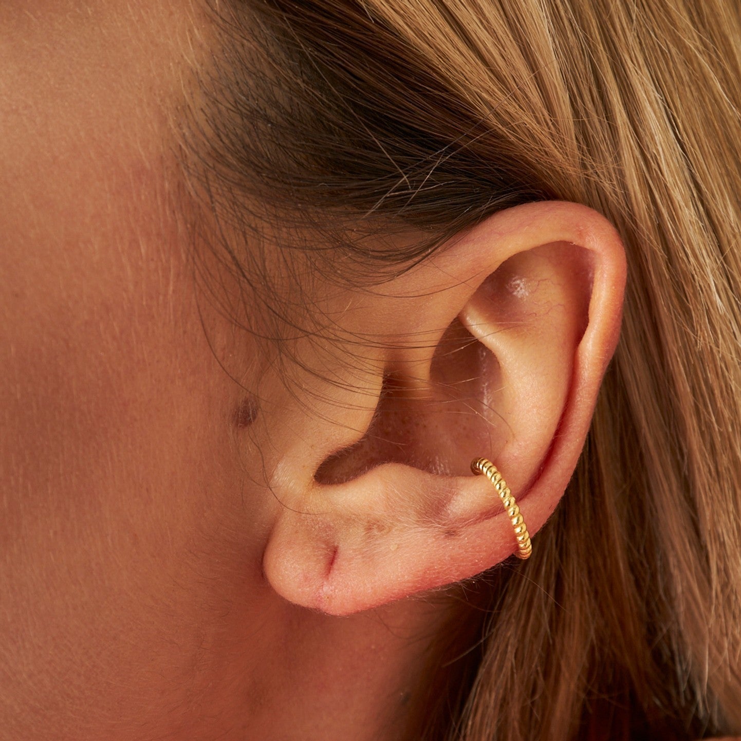 Twisted Cartilage Earrings - 925 Silver