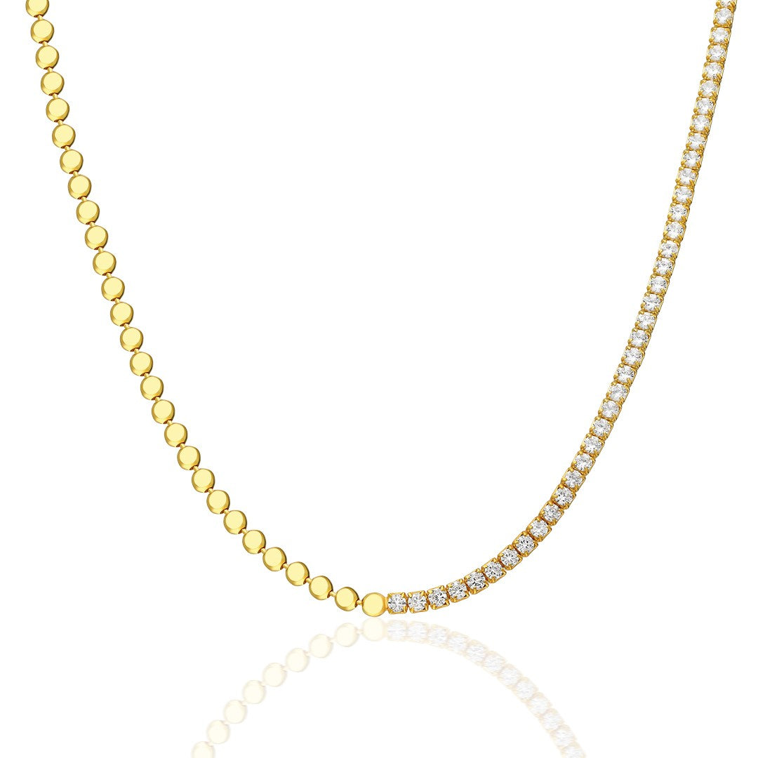 HALB ICED KETTE | 925 SILBER