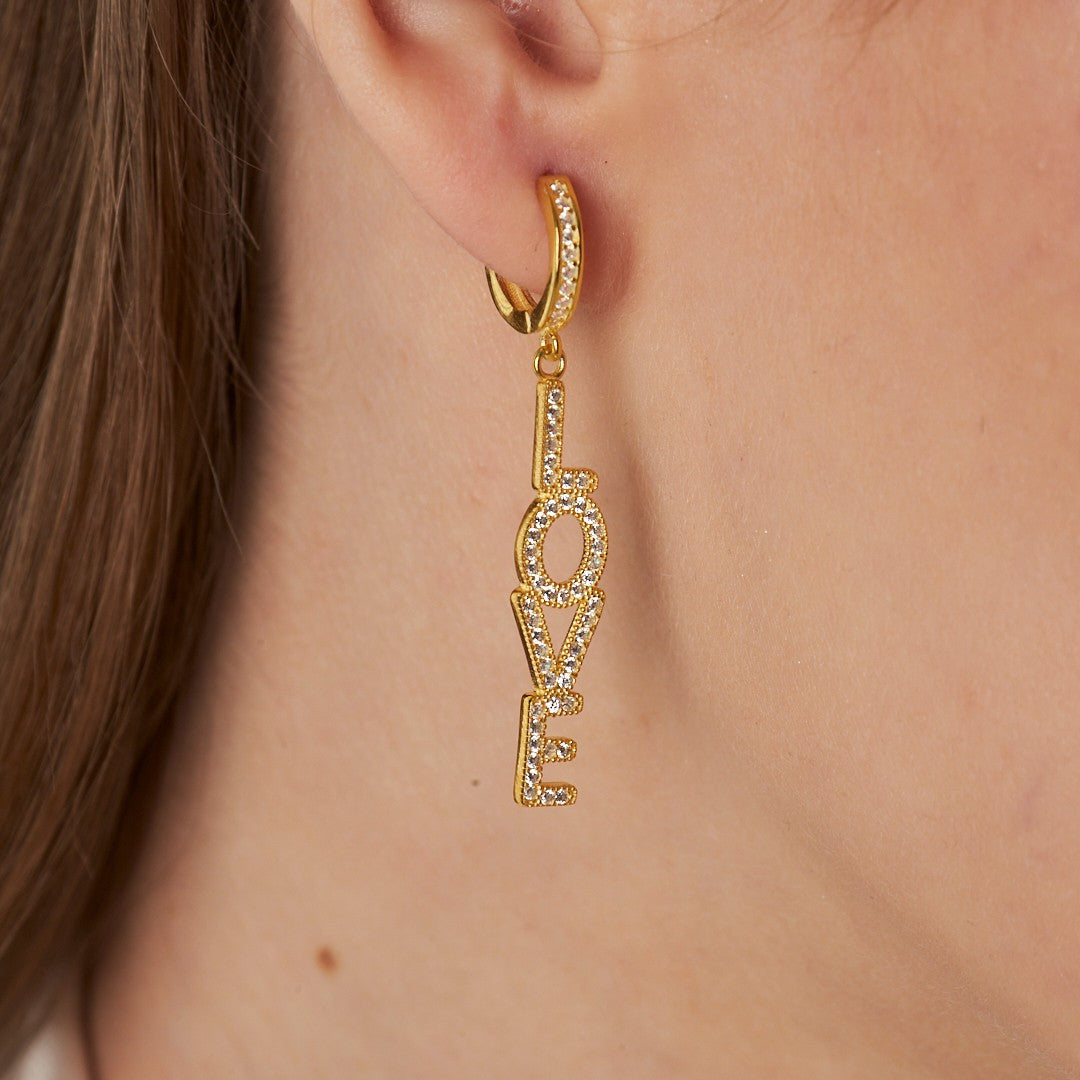 Love Earrings - 925 Silver