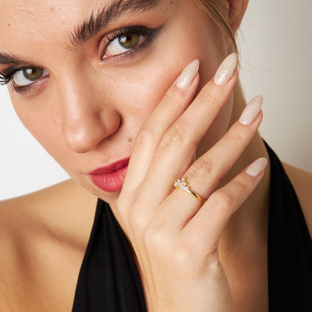 Shuttle Stone Ring - 925 SILVER