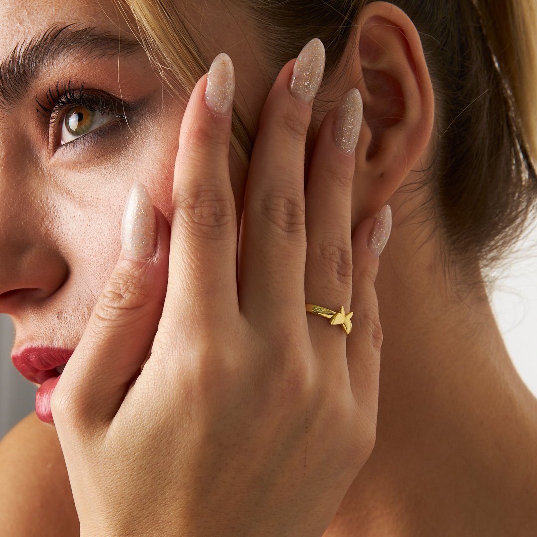 MINI BUTTERFLY RING | 925 SILBER