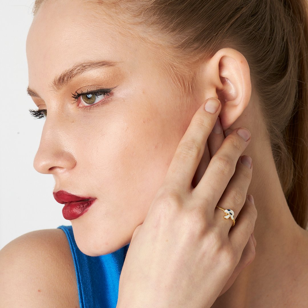 Mushroom Ring - 925 SILVER