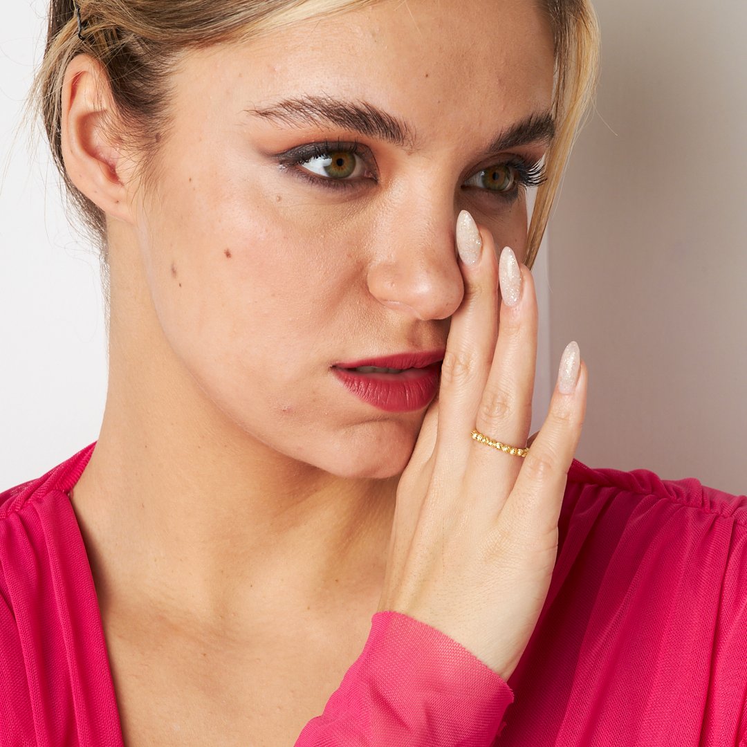 DORIKA BALL RING | 925 SILBER