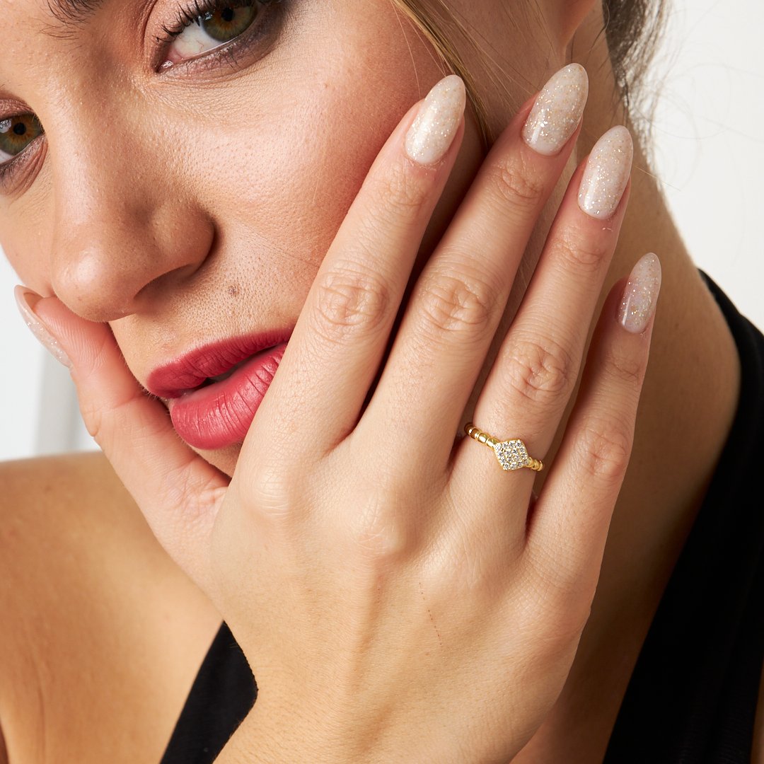 Disc Model Ring - 925 SILVER