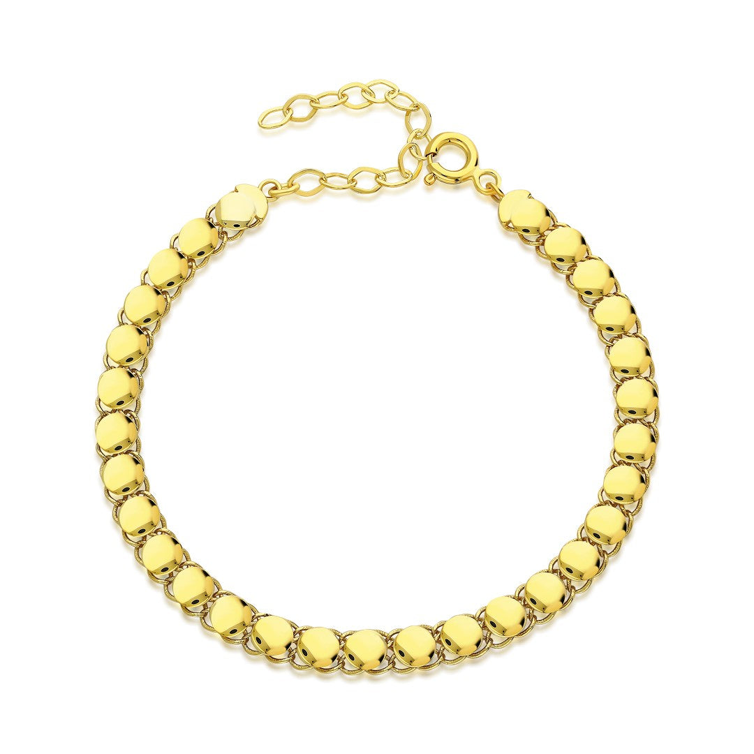 Sequin Chain Bracelet - 925 SILVER