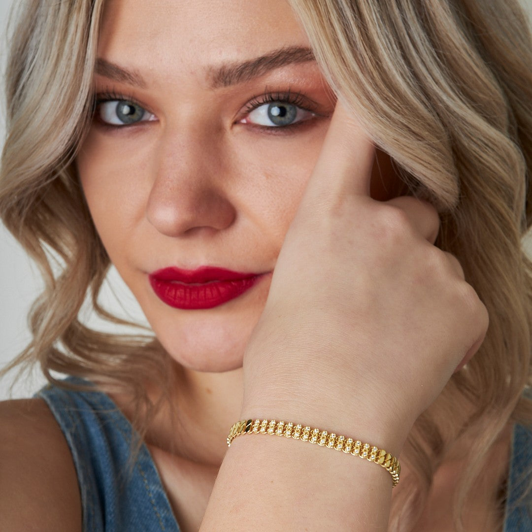 Water Drop Chain Bracelet - 925 SILBER