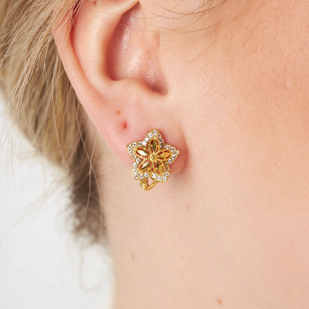 Flower of Life Earrings - 925 Silver