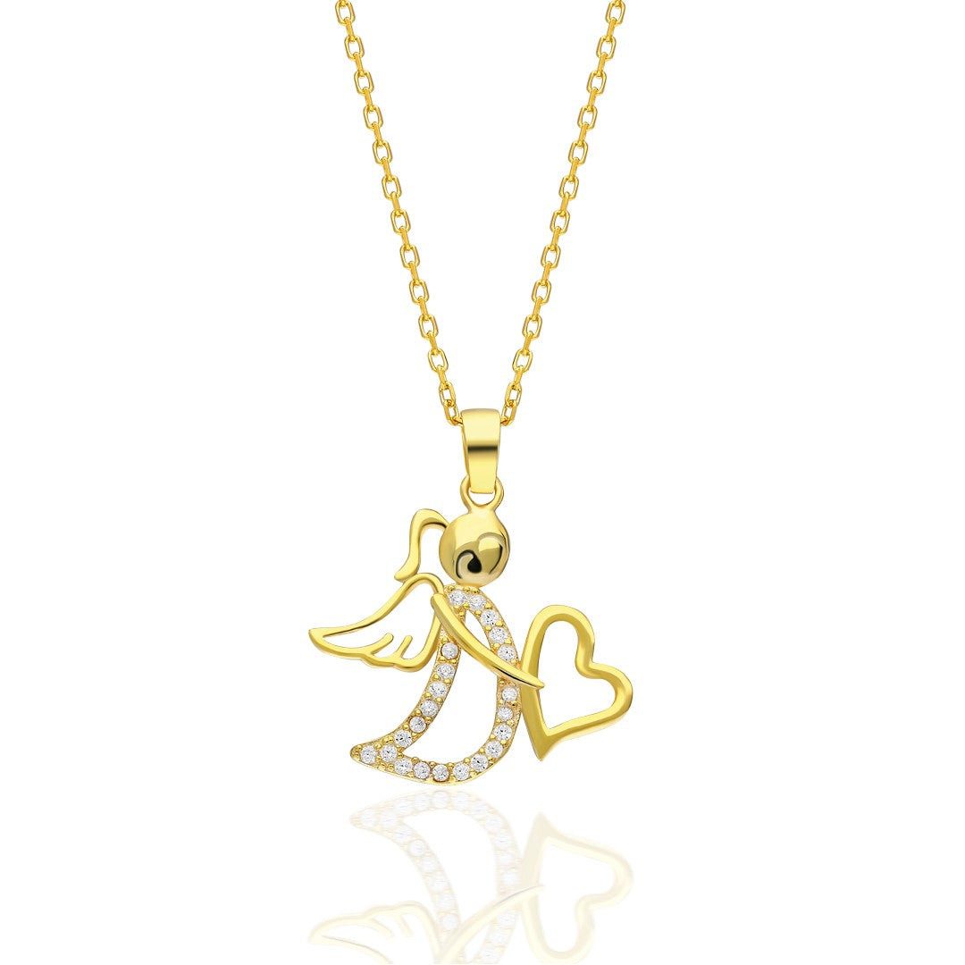 Angel Smile Necklace - 925 Silver