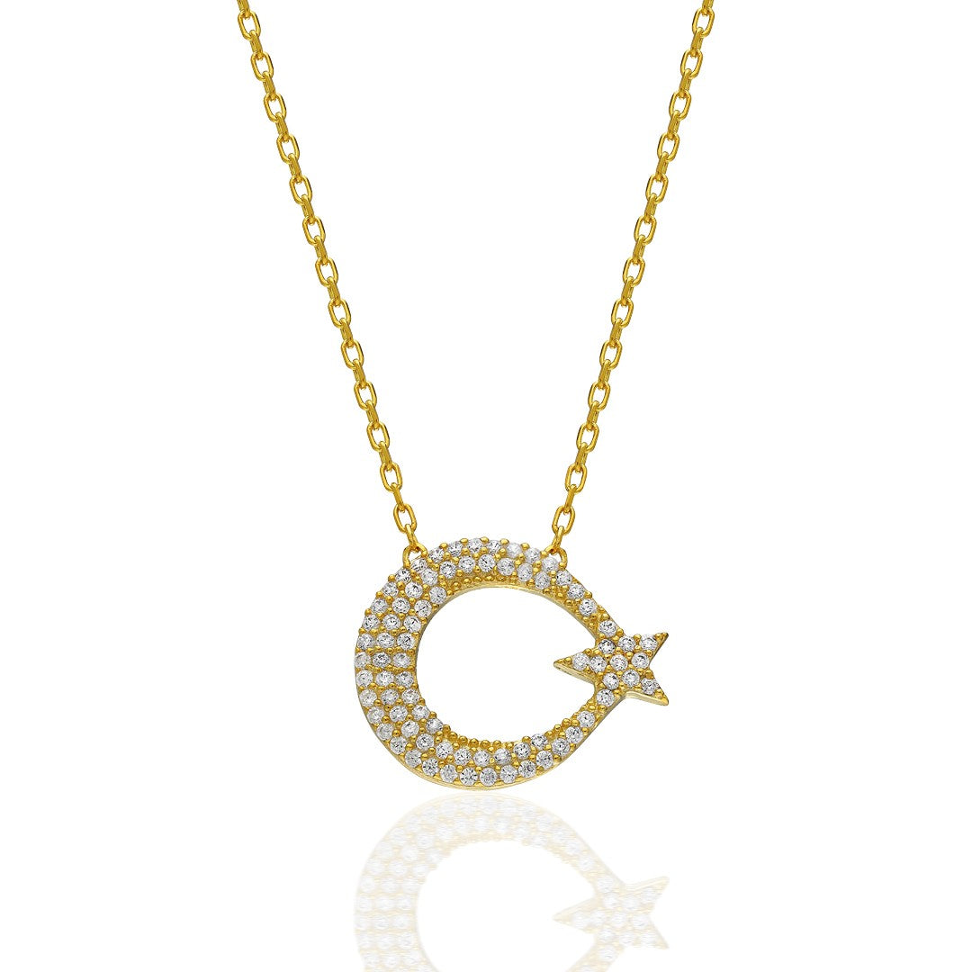 Sequential Star Necklace - 925 SILVER