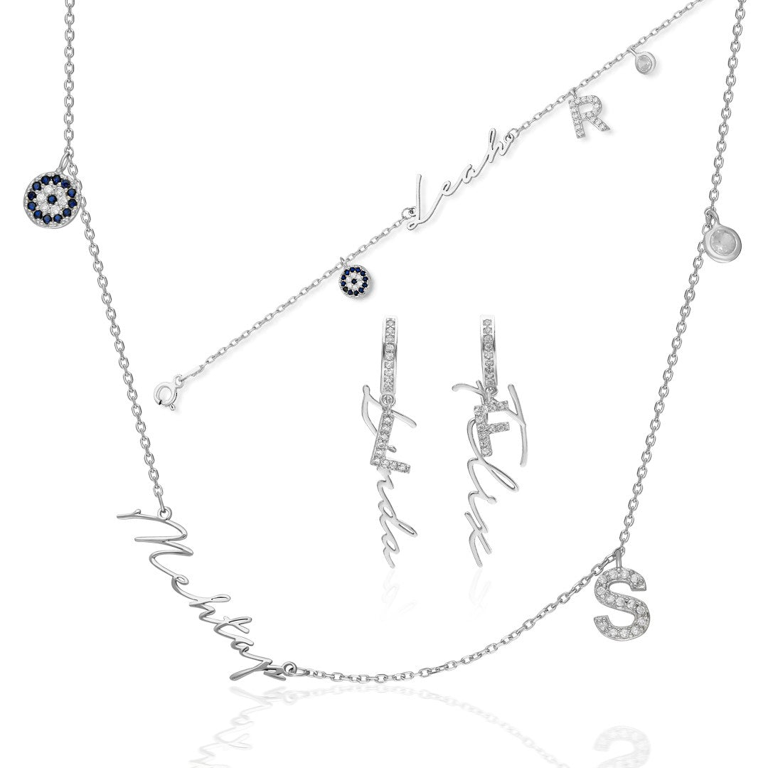 Named Letters Set - 925 Silver