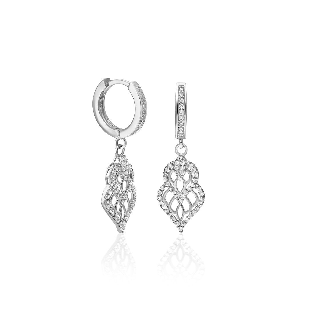 Stone Fantasy Earrings - 925 SILVER