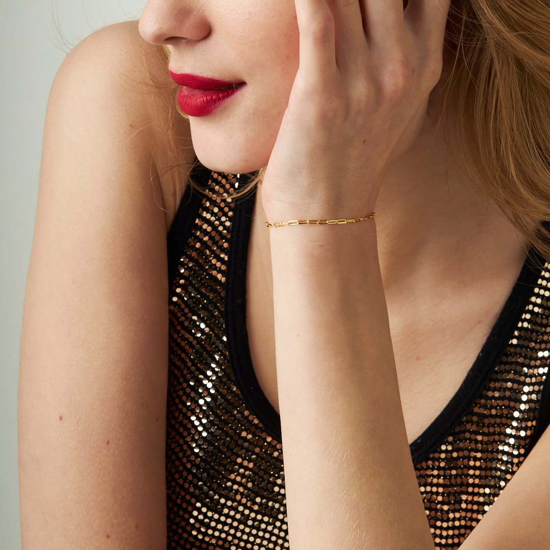 Link Chain Bracelet - 925 SILVER