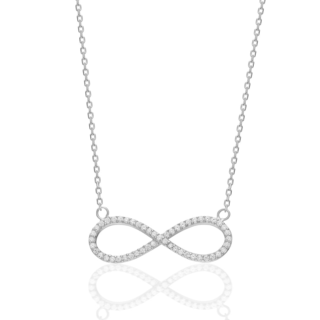 Classic Infinity Necklace - 925 Silver